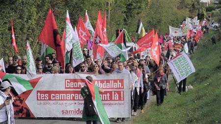 Déclaration de Georges Abdallah à l’occasion de la manifestation du 19 octobre à Lannemezan