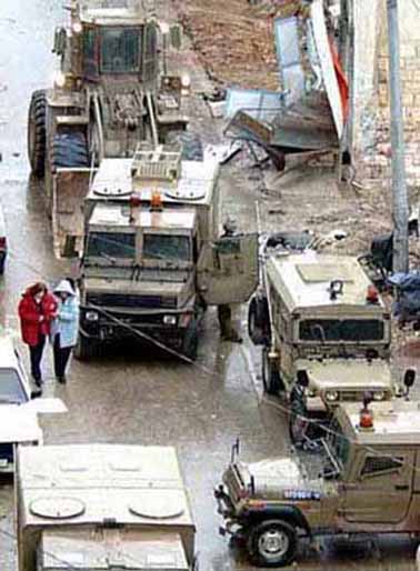 Les tanks de retour à Naplouse