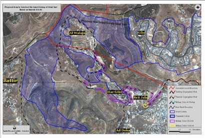 Al-Walajeh dévasté par les bulldozers israéliens