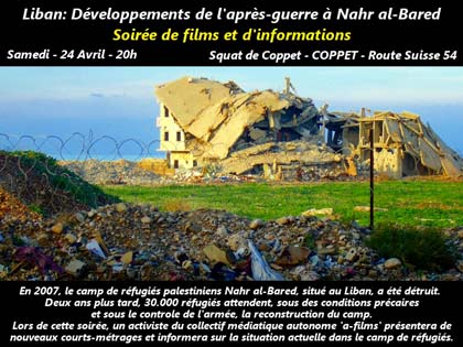 Liban : Développements de l'après-guerre au camp de Nahr al-Bared