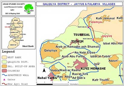 Fermer la porte numéro 25 et renvoyer la population de Jayyous Ã  la porte numéro 24