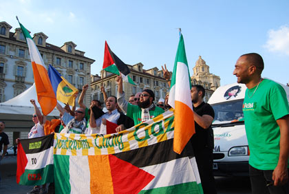 Le convoi VP5 à Turin, mardi 21 septembre
