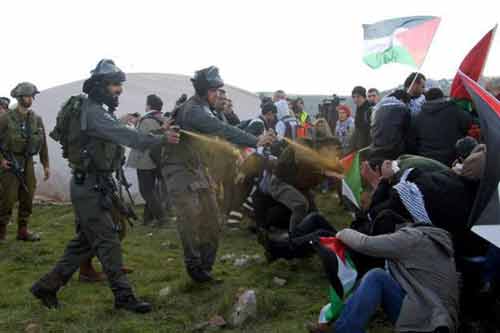 Israël évacue le village protestataire al-Manatir dans la violence délibérée, des dizaines de blessés (vidéo)