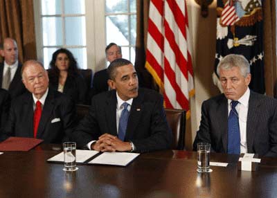 Pentagone : La nomination du Chuck Hagel antagoniste à l’égard d’'Israël' provoque une vive controverse