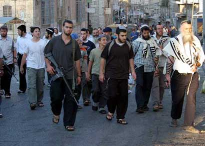 La guerre des colons contre Israël