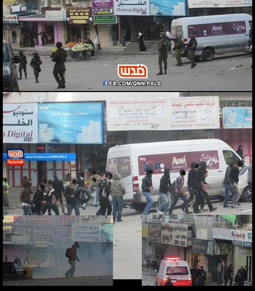 Plus de 20 blessés à AlKhalil/Hébron dans des accrochages entre les soldats de l'occupation et la police palestinienne (vidéo)