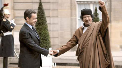 Qaddhafi se prononce contre le Projet d’Union Méditerranéenne (UMP) de Sarkozy