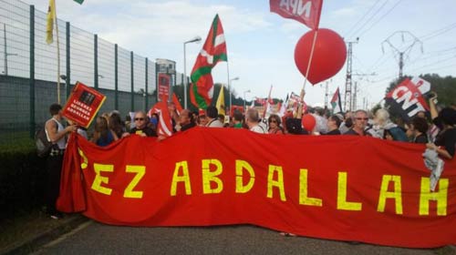 Manifestation de soutien à Georges Ibrahim Abdallah à Lannemezan