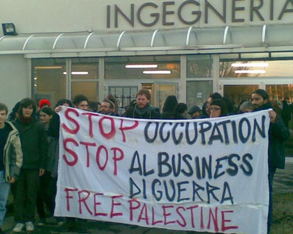 Faculté d’ingénierie de Parme : occupation d’un labo en protestation contre la recherche à finalité militaire