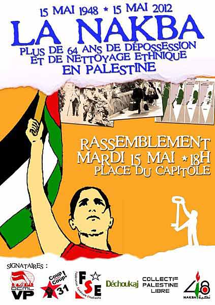 Toulouse, mardi 15 mai à 18h, Place du Capitole