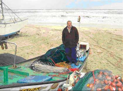 Pêcheur à Rafah