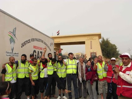 Action urgente pour le convoi écossais pour Gaza bloqué à Rafah depuis jeudi 21 juillet