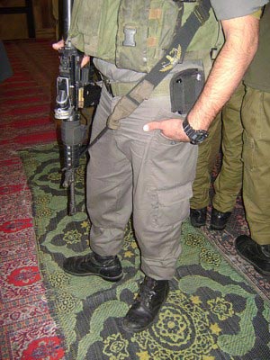 L'armée israélienne traine ses bottes et ses fusils à l'intérieur de la Mosquée Ibrahimi (vidéo)