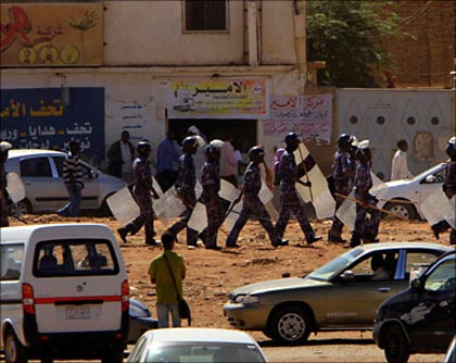 A Khartoum et Om Dorman (Soudan) aussi et départ de l' ambassadeur égyptien à Tel Aviv