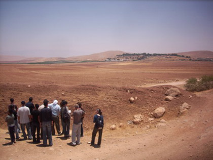 Première d'une série de manifestations dans les villages de Tammoun et Khirbet Atuf