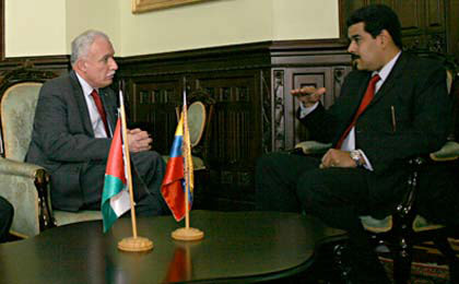 Premier acte de politique étrangère du gouvernement Maduro : défendre les droits du peuple palestinien