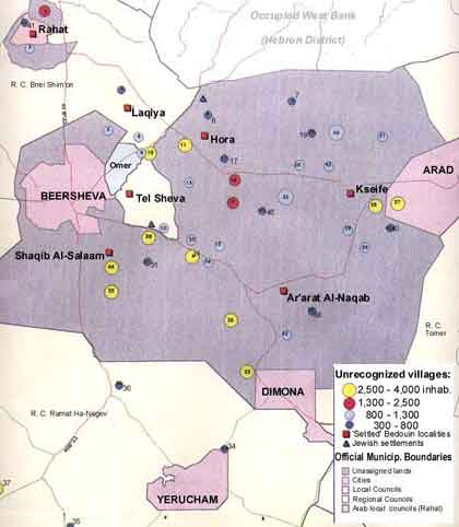 URGENCE BEDOUINS DU NEGUEV
