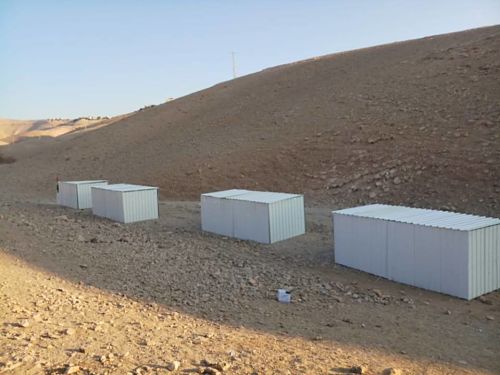 Création du quartier Wadi alAhmar de Khan alAhmar (MàJ le 13.09 : destruction du quartier par les forces coloniales ce matin à l'aube - vidéo)