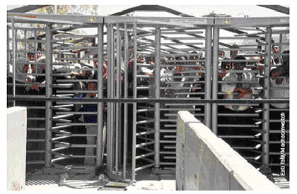 Une fille de Gaza est identifiée par sa carte d'identité